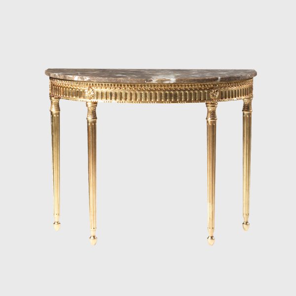 Classic Louis XVI demi-lune Console