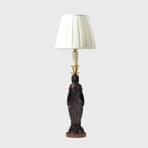 bronze-egyptian-lady-lamp