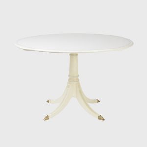 Classic Circular Dining Table, painted