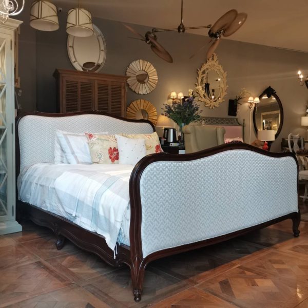 "HEIN" carved wooden bed