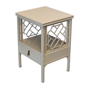 Fretwork side table