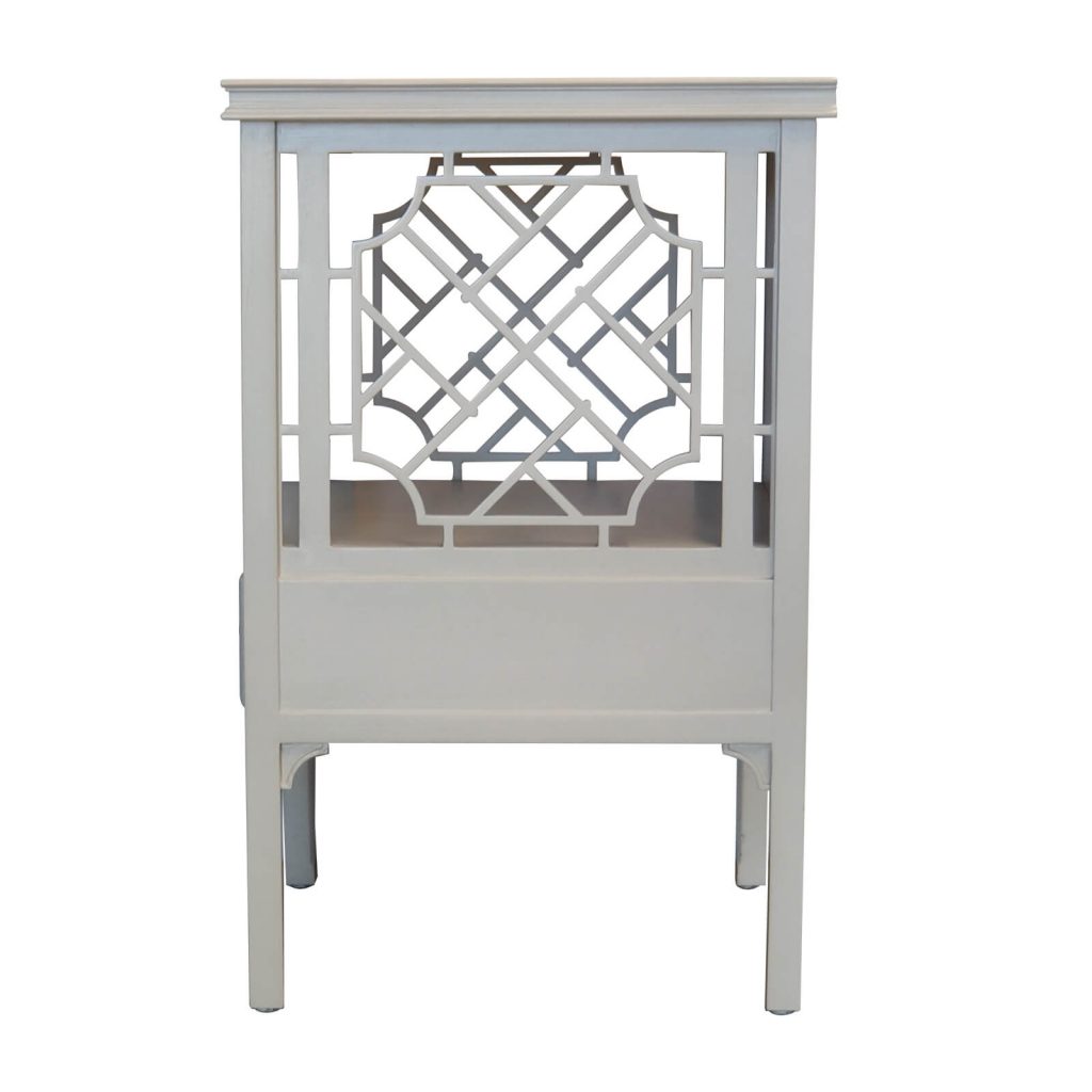 The Fretwork Side table a little bit different. Classic Chairs' new