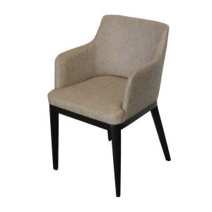 Zoe small elbow chair black