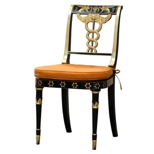 caduceus-decorated-recency-chair