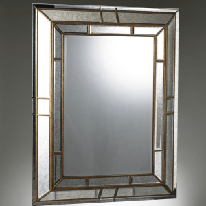 MATRIX gilt cushioned mirror