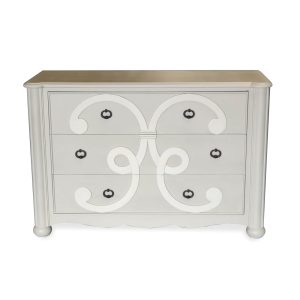 3-Drawer Scroll Cabinet Chest CB 099