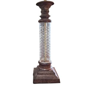 Glass Column Table Lamp LT COL 1