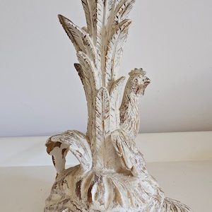 Carved Rooster table lamp