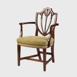 Classic Hepplewhite elbow chair