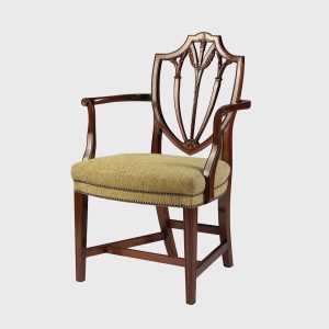 Classic Hepplewhite elbow chair