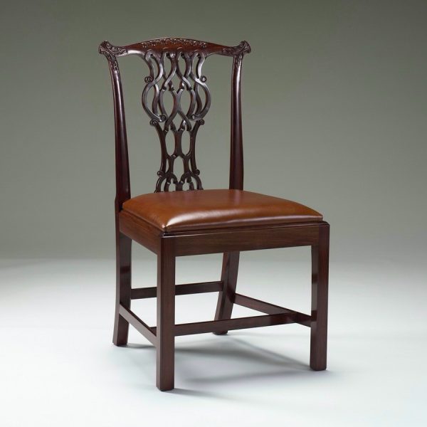 English Chippendale side chair