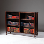 Classic regency low bookcase