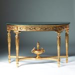 Classic ‘Louis XVI' console with urn