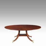 Classic round dining table