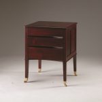 Sheraton bedside chest of drawers