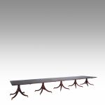 Classic 5 pillar dining tables