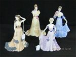 SET of COALPORT FIGURINES