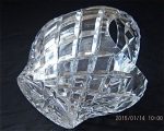 VINTAGE CUT GLASS BASKET