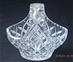 VINTAGE CUT GLASS BASKET