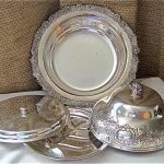 2 SILVER PLATED TUREENS F41