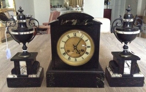 IRISH MANTEL CLOCK SET