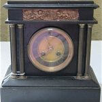 SLATE MANTEL CLOCK