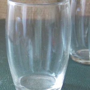 6 vintage glass tumblers