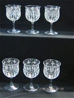 6 Fine Wine Glasses