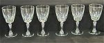 6 White Wine glasses