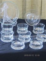 Glass table accessories selection