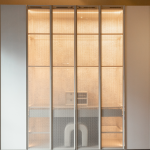 VELARE FOLDING GLASS WARDRBE